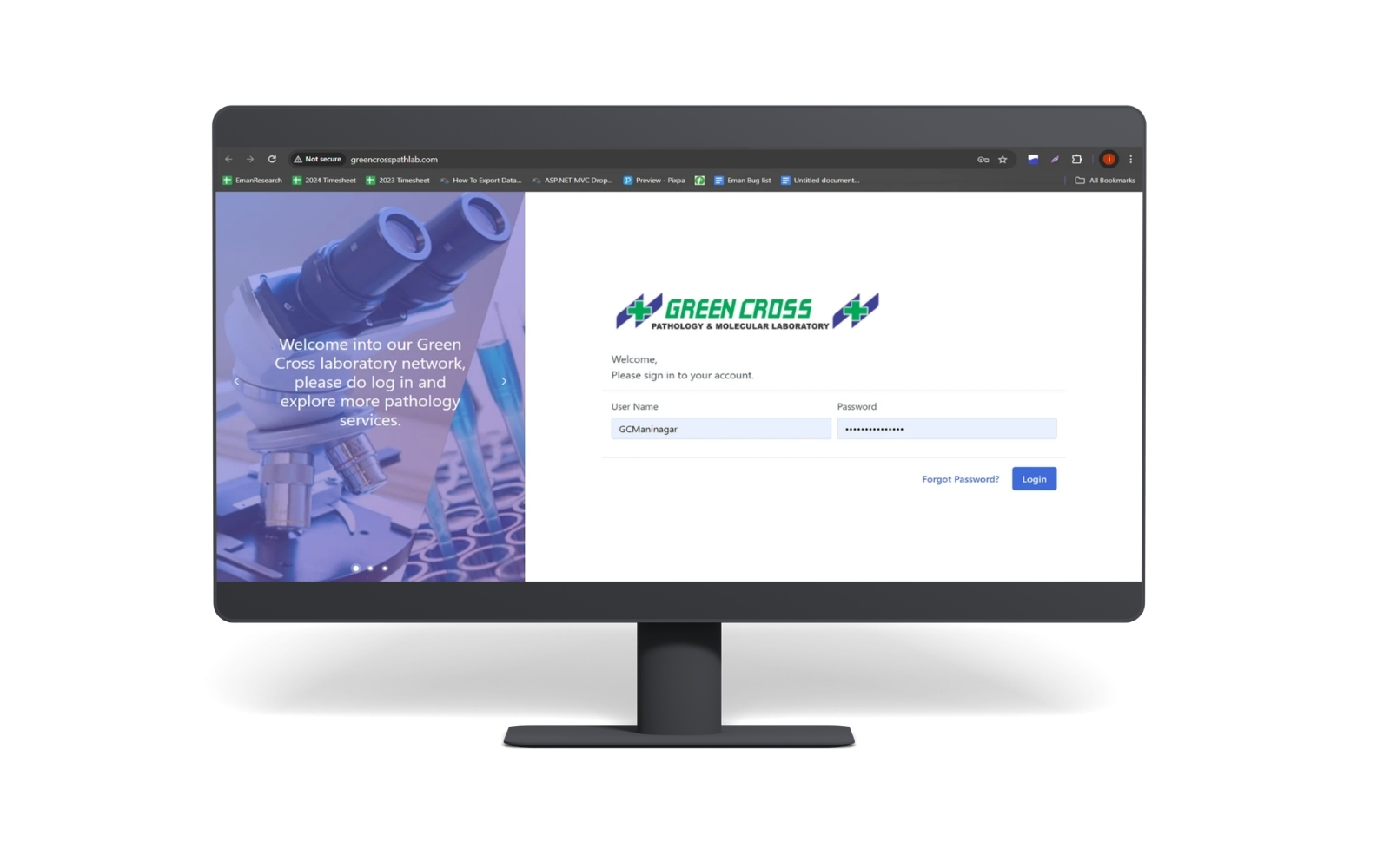 GreenCross Healthcare – India project portfolio by TechupR